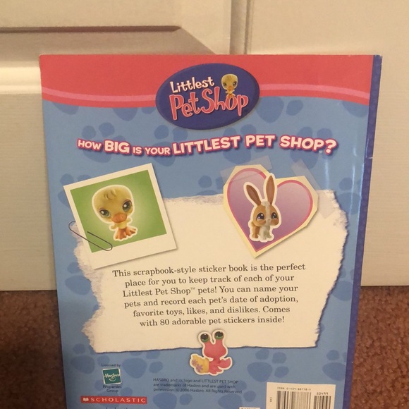 Vintage Scholastic🥳HP🥳Littlest Pet Shop The Official Collectors Sticker Book - Picture 2 of 10